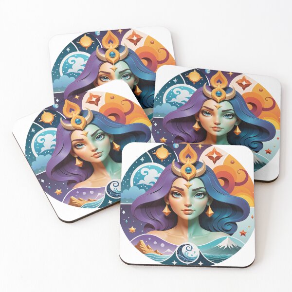 Item preview, Stellar Serenity: Celestial Crowned Goddess designed and sold by RevGens.