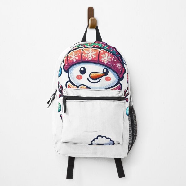 Item preview, "Adorable Christmas Snowman: Festive Hat and Scarf" designed and sold by Huycao211.
