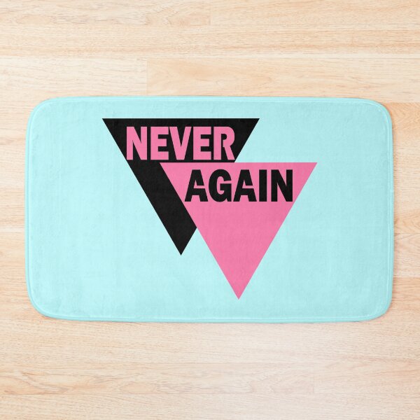 Item preview, Never Again- Black and Pink Triangles designed and sold by dysperdis.