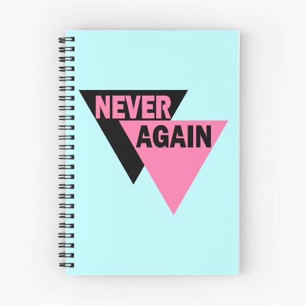Item preview, Never Again- Black and Pink Triangles designed and sold by dysperdis.