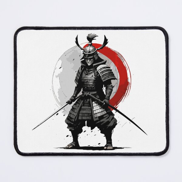 Item preview, japanes samurai black ink style designed and sold by nour ⭐⭐⭐⭐ ⭐.