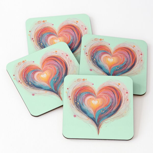 Item preview, Colorful Heart & Colorful Love. designed and sold by Just You Tee | Say It Loud, Wear It Proud.