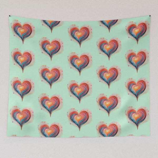 Item preview, Colorful Heart & Colorful Love. designed and sold by Just You Tee | Say It Loud, Wear It Proud.