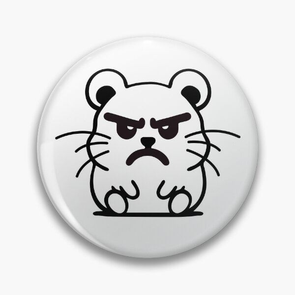 Item preview, Sassy Grumpy Hamster: Embracing the Grouchiness designed and sold by Pawsitive2Print.