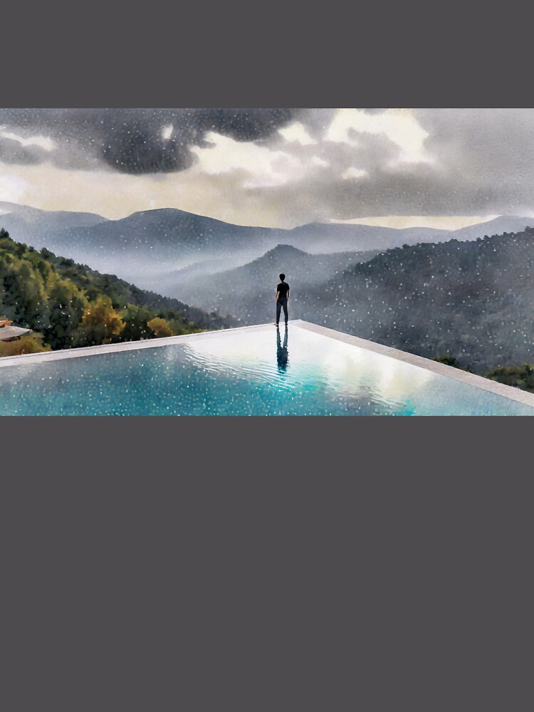 Thumbnail 6 von 6, Premium Oversized Pullover, Der Infinity-Pool designt und verkauft von ErzaProducts.