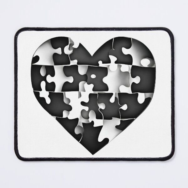 Item preview, Puzzle heart designed and sold by StyleSketch.