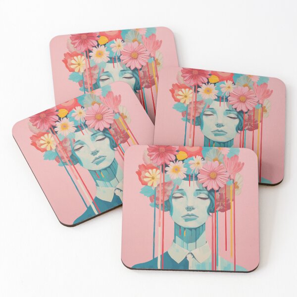 Item preview, Woman with flower crown illustration designed and sold by GabbyKI261.