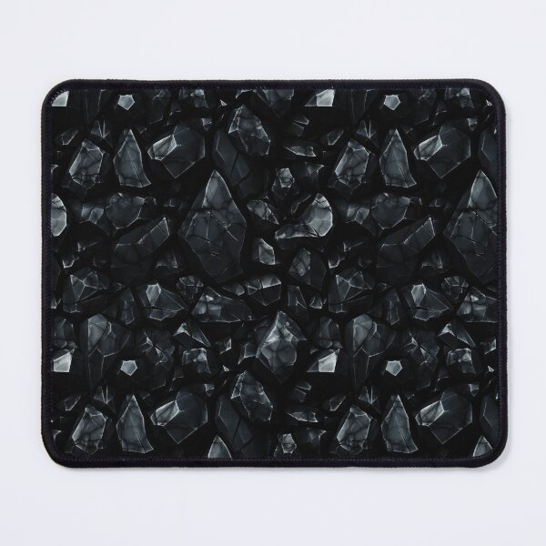 Item preview, Black diamond rock texture - natural stone texture designed and sold by Daydreamsatdawn.
