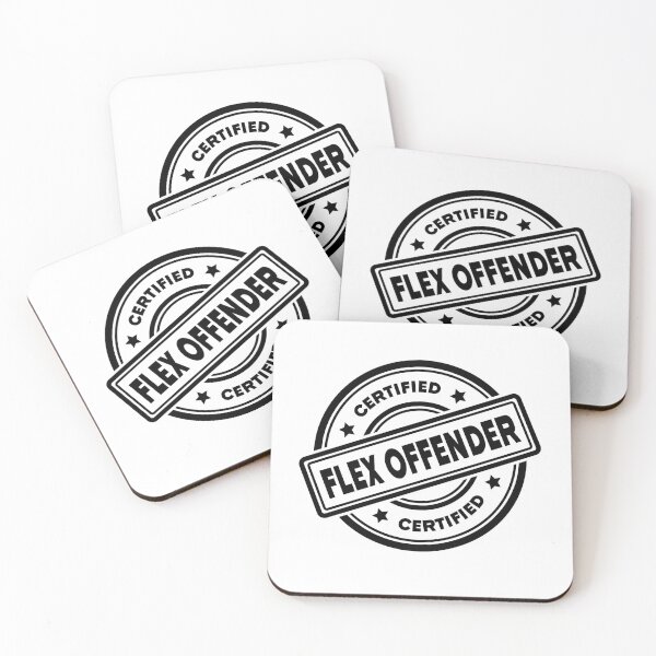 Item preview, Certified Flex Offender Stamp Design designed and sold by GainsGraphics.