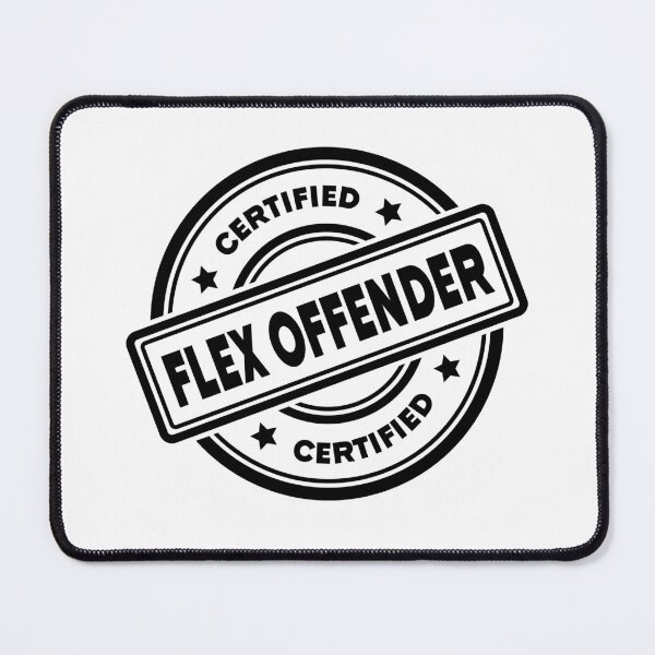 Item preview, Certified Flex Offender Stamp Design designed and sold by GainsGraphics.