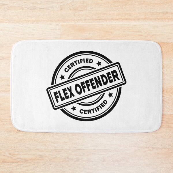 Item preview, Certified Flex Offender Stamp Design designed and sold by GainsGraphics.
