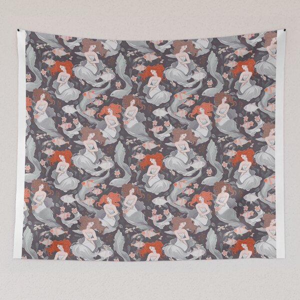 Item preview, Sirens under the sea	 designed and sold by Alessandro Remo Mazzoni Remotextiles.