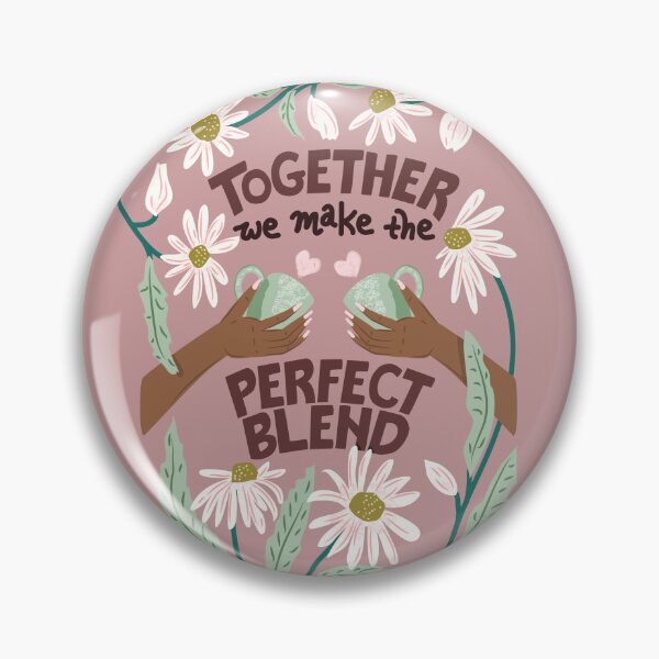 Item preview, Together we make the perfect blend - white gerber daisies, friendship, and coffee designed and sold by Ingrid Poole.