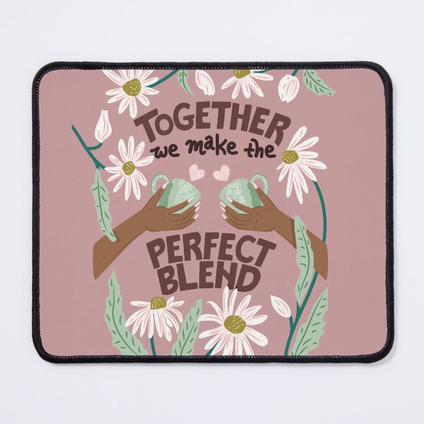 Item preview, Together we make the perfect blend - white gerber daisies, friendship, and coffee designed and sold by Ingrid Poole.