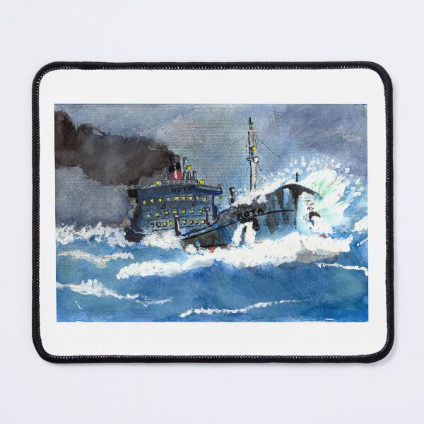Item preview, Trawler in Stormy Seas designed and sold by Alan Usher.