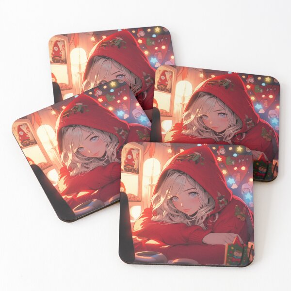 Artikelvorschau, Weihnachtsanime Gamer Girl - Auswahl 8 entworfen und verkauft von ArtsyChaosArt.