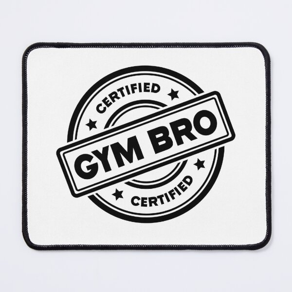 Item preview, Certified Gym Bro Stamp Design designed and sold by GainsGraphics.