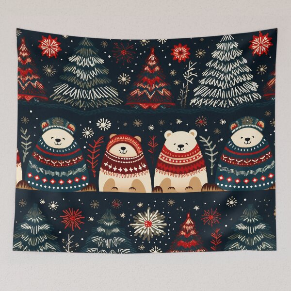 Item preview, Christmas bears pattern designed and sold by NickChe.