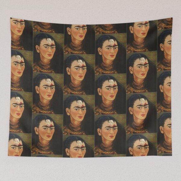 Artikelvorschau, Berühmte Gemälde von Frida Kahlo, Kunstwerke von Frida Kahlo, Autoporträt von Frida Kahlo entworfen und verkauft von marti-oryo.
