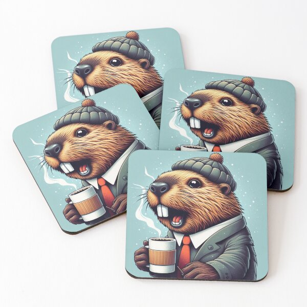 Item preview, Dapper Beaver's Coffee Couture designed and sold by HeadTurningArt.