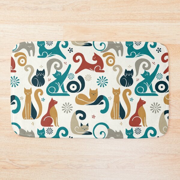 Item preview, Modernistic Exploratory Cats designed and sold by KeeganCreations.