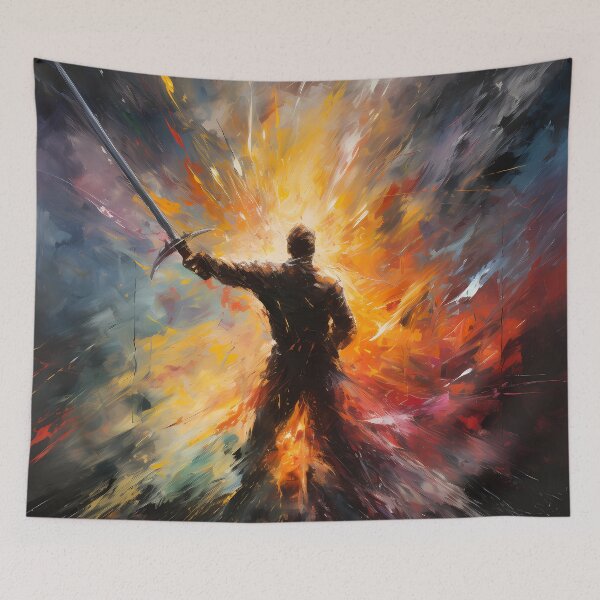 Item preview, Excalibur in Holographic Art: Immerse yourself in a World of Fantasy with Digital Works that Defy Reality designed and sold by Artedig.