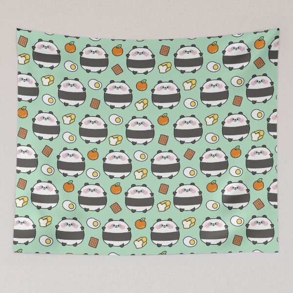 Item preview, Chubby Panda Delights Pattern designed and sold by RuyaFab.
