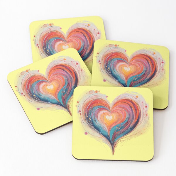 Item preview, Colorful Heart & Colorful Love. designed and sold by Just You Tee | Say It Loud, Wear It Proud.