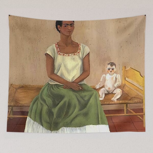 Artikelvorschau, Berühmte Gemälde von Frida Kahlo, Kunstwerke von Frida Kahlo, Autoporträt von Frida Kahlo entworfen und verkauft von marti-oryo.