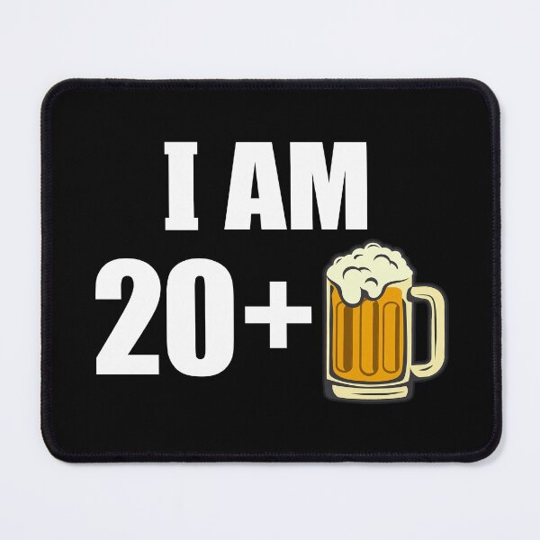 Item preview, I Am 20 plus 1 Beer Happy 21st Birthday Legal designed and sold by fomodesigns.