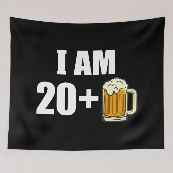Item preview, I Am 20 plus 1 Beer Happy 21st Birthday Legal designed and sold by fomodesigns.