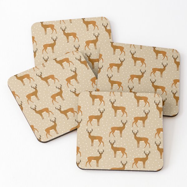 Item preview, Reindeer on brown designed and sold by reneesillus.