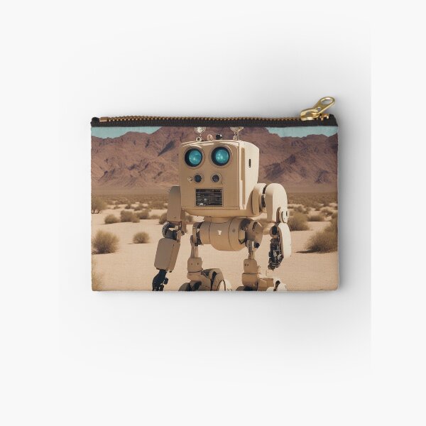 Item preview, White robot exploring the desert designed and sold by ADP76.