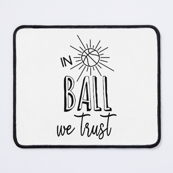 Item preview, In Ball we trust | Basketball religious quote designed and sold by Slam-Dunkan.