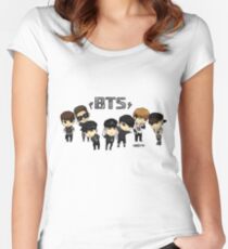 BTS - Bangtan Boys Women's Fitted Scoop T-Shirt