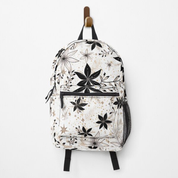 Item preview, Black Ochra Lily Flowers Pattern designed and sold by GrinGalore.