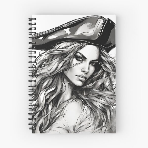Aperçu de l'œuvre Femme pirate créée et vendue par StyleSketch.