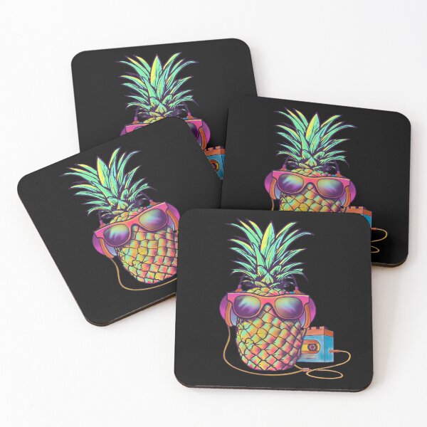 Item preview, 80s Pineapple listen music  designed and sold by drawlinershop.