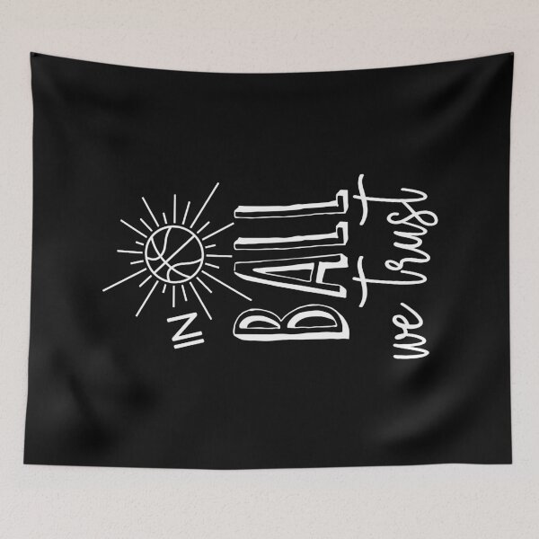 Item preview, In Ball we trust | Religious basketball quote designed and sold by Slam-Dunkan.