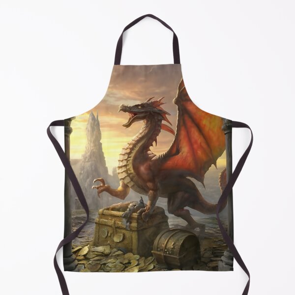 Item preview, Dragon protecting Gold  designed and sold by MalakShams.