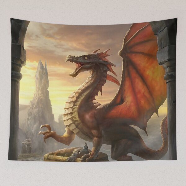 Item preview, Dragon protecting Gold  designed and sold by MalakShams.