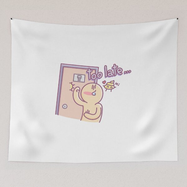 Item preview, Toilet warning (too late) designed and sold by Easyhanddrawn.