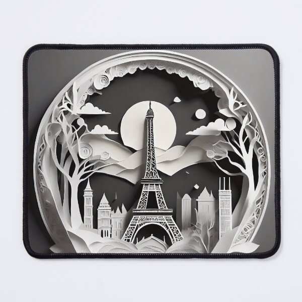 Item preview, Paper cut Paris black and white designed and sold by Captain  Szybki.