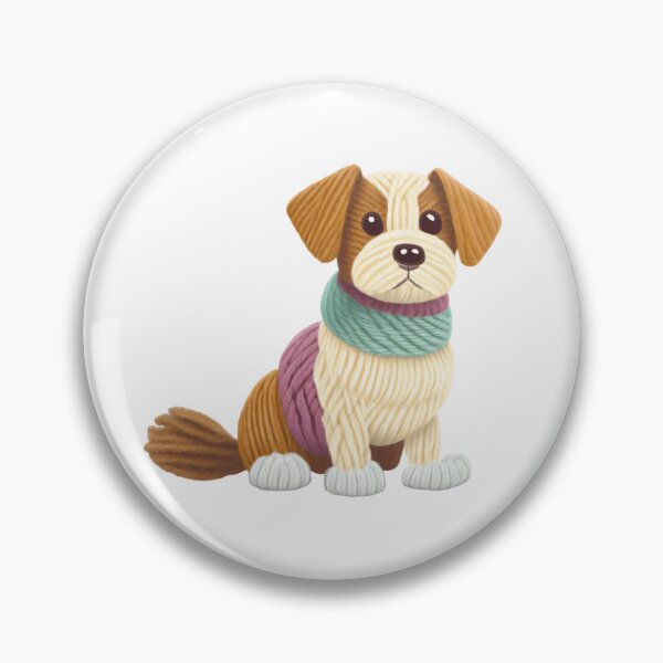 Item preview, A cute yarn dog designed and sold by ErzaProducts.
