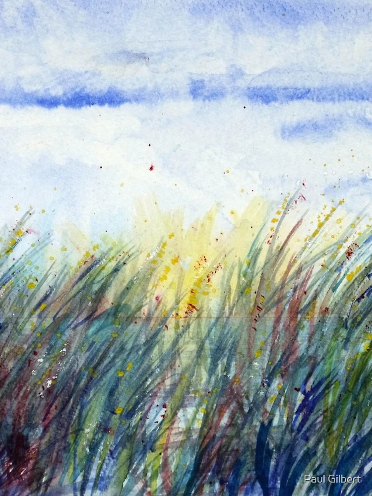 Thumbnail 4 of 4, iPhone Case, Sunset Reeds - Watercolour designed and sold by Paul Gilbert.