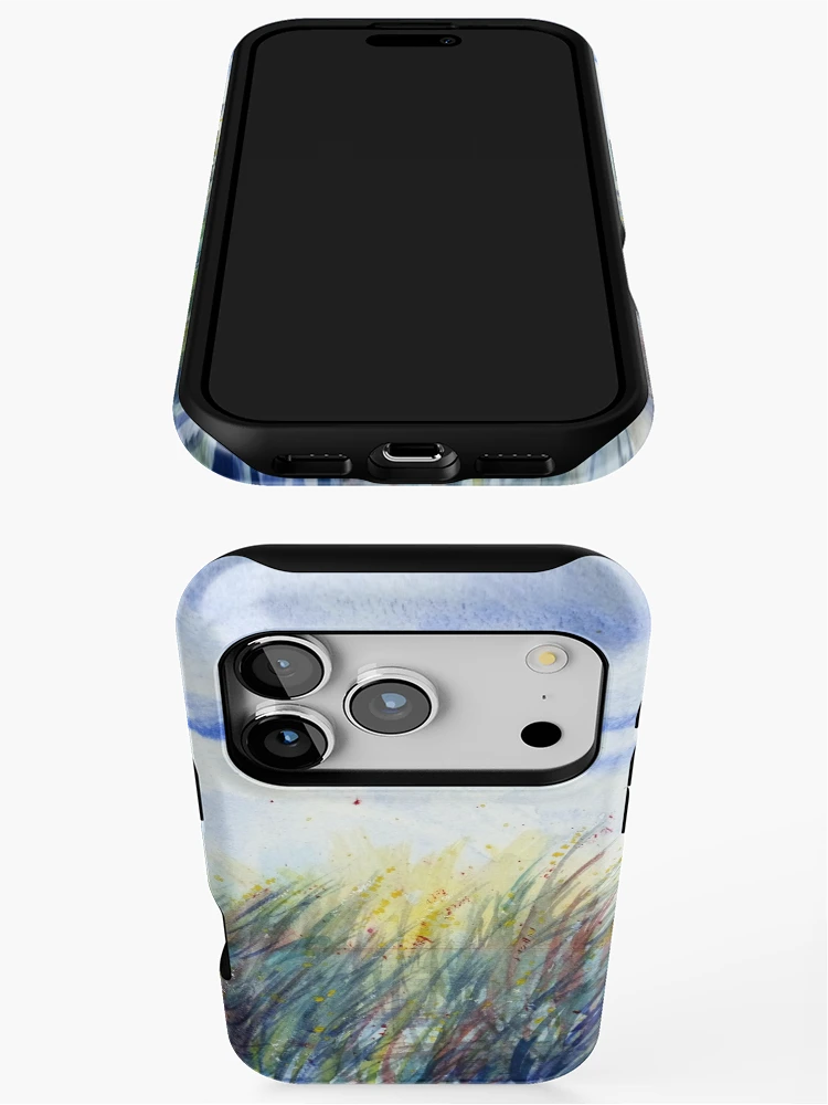 Thumbnail 3 of 4, iPhone Case, Sunset Reeds - Watercolour designed and sold by Paul Gilbert.