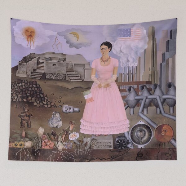 Item preview, frida kahlo famous paintings, frida kahlo artwork, frida kahlo autoportrait designed and sold by marti-oryo.