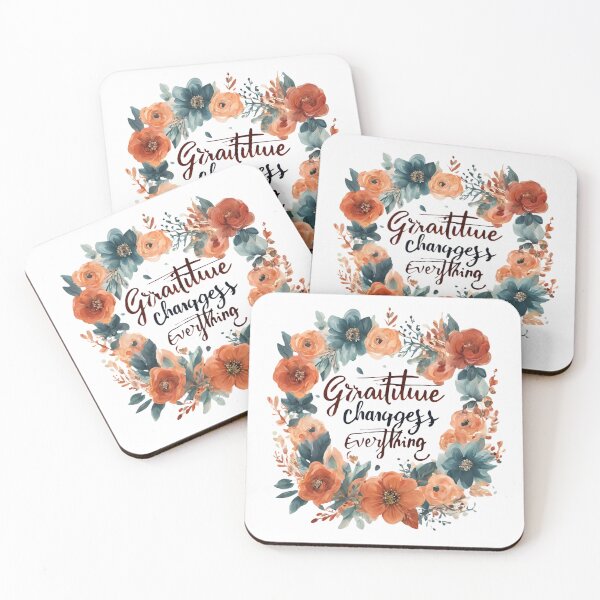 Item preview, Gratitude Changes Everything designed and sold by JustCrafted.