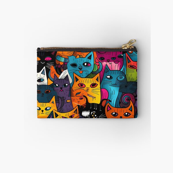 Item preview, Kitty Joke Calico Cats in Harmony designed and sold by HisoTorDesign.
