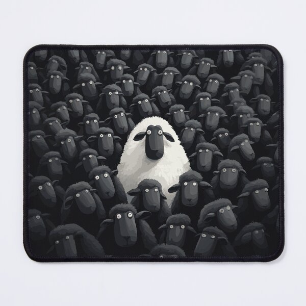 Item preview, Standout White Sheep designed and sold by Divelog.